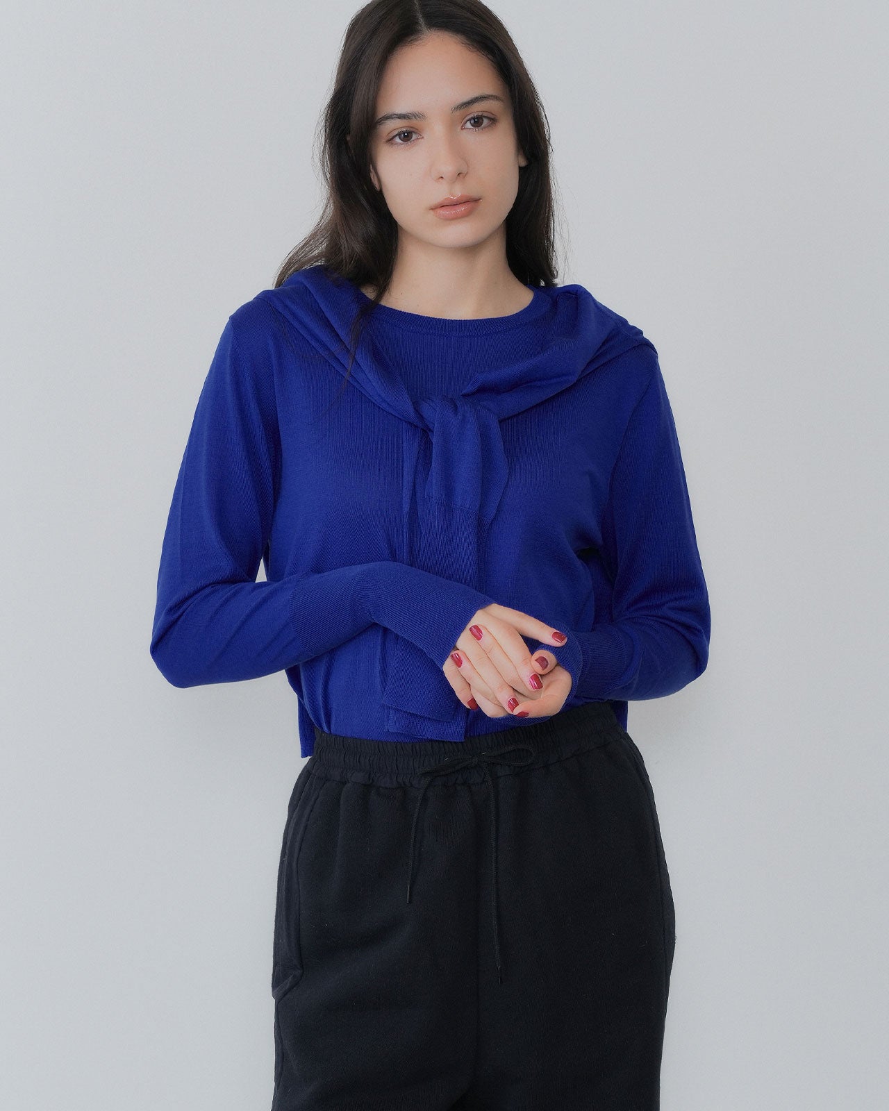 【11月上旬入荷予定】COTTON SILK KNIT PULLOVER