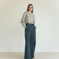 【2月上旬入荷予定】COTTON TWILL WIDE PANTS