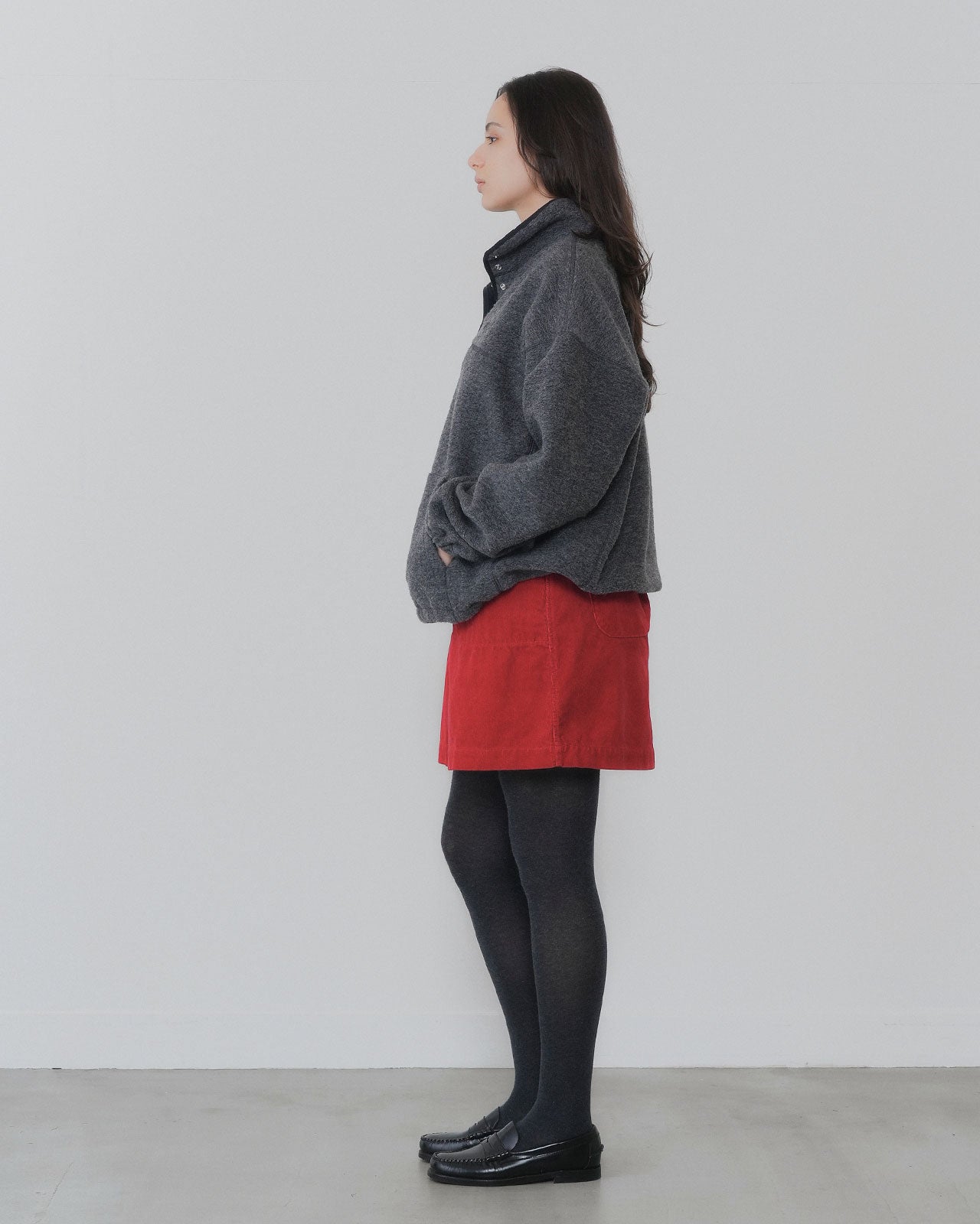 【9月上旬お届け】CORDUROY MINI SKIRT