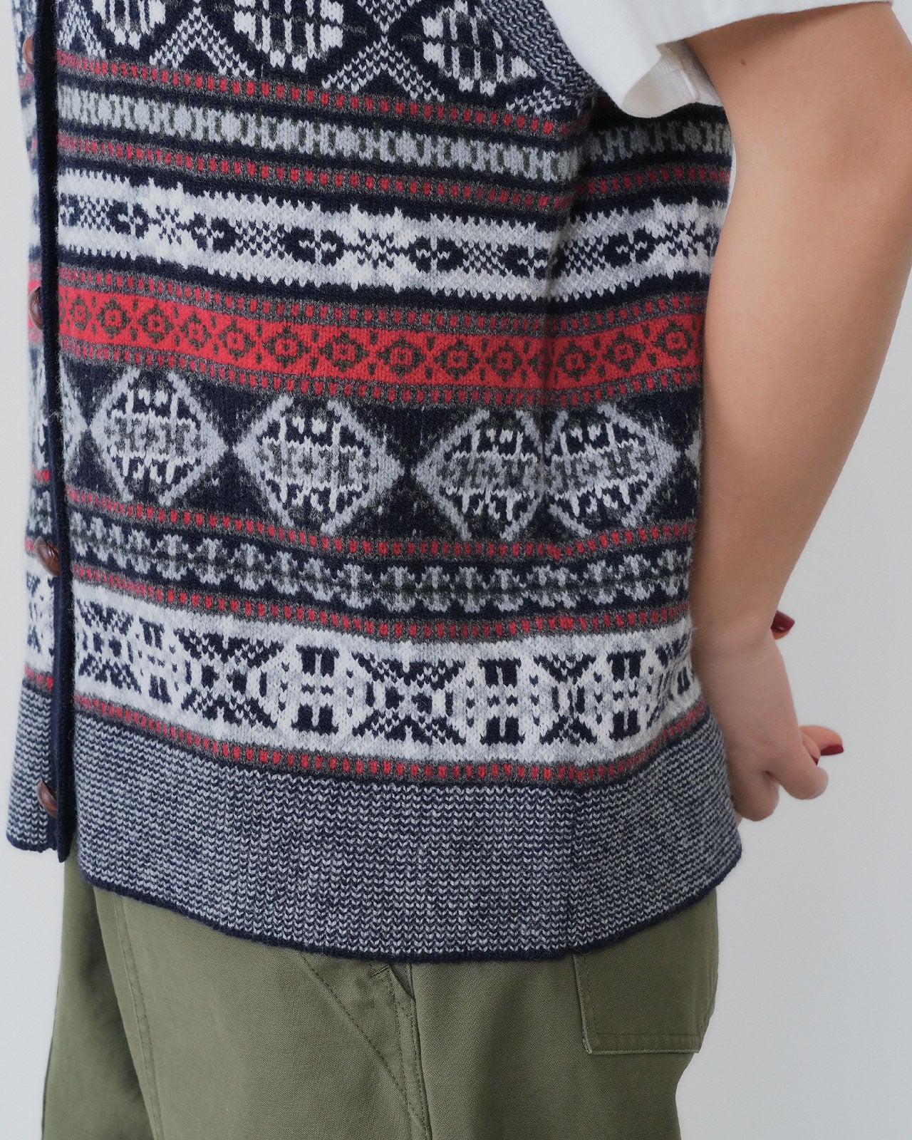 【9月中旬お届け】FAIR ISLE KNIT VEST