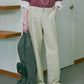 【10月上旬お届け】COTTON MOLESKIN STRAIGHT PANTS