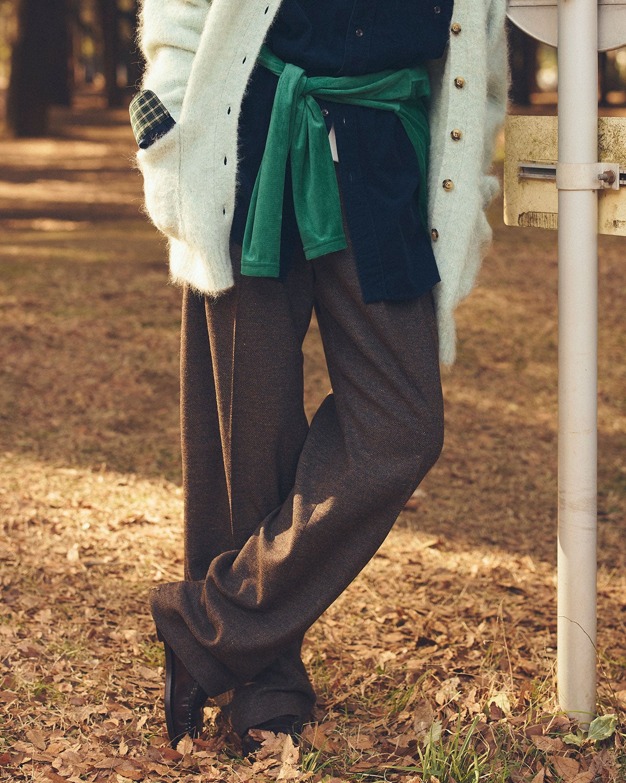 【11月上旬入荷予定】MIXED WOOL TOMBOY PANTS