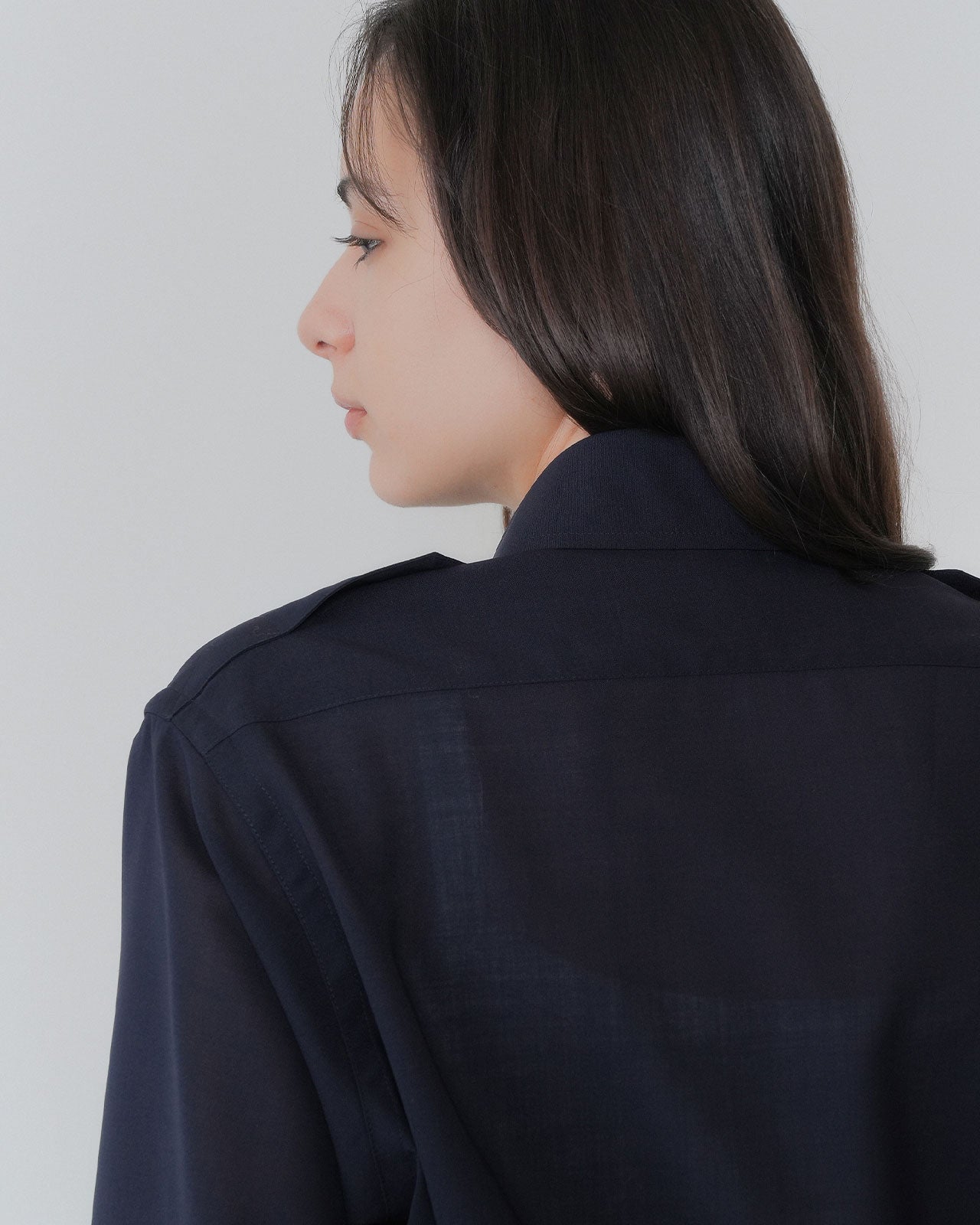 【8月上旬お届け】MILITARY SHEER SHIRT