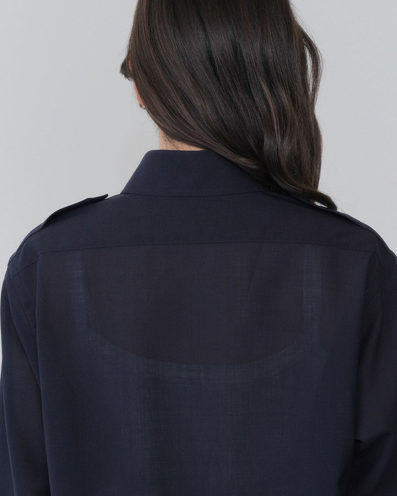 【8月上旬お届け】MILITARY SHEER SHIRT