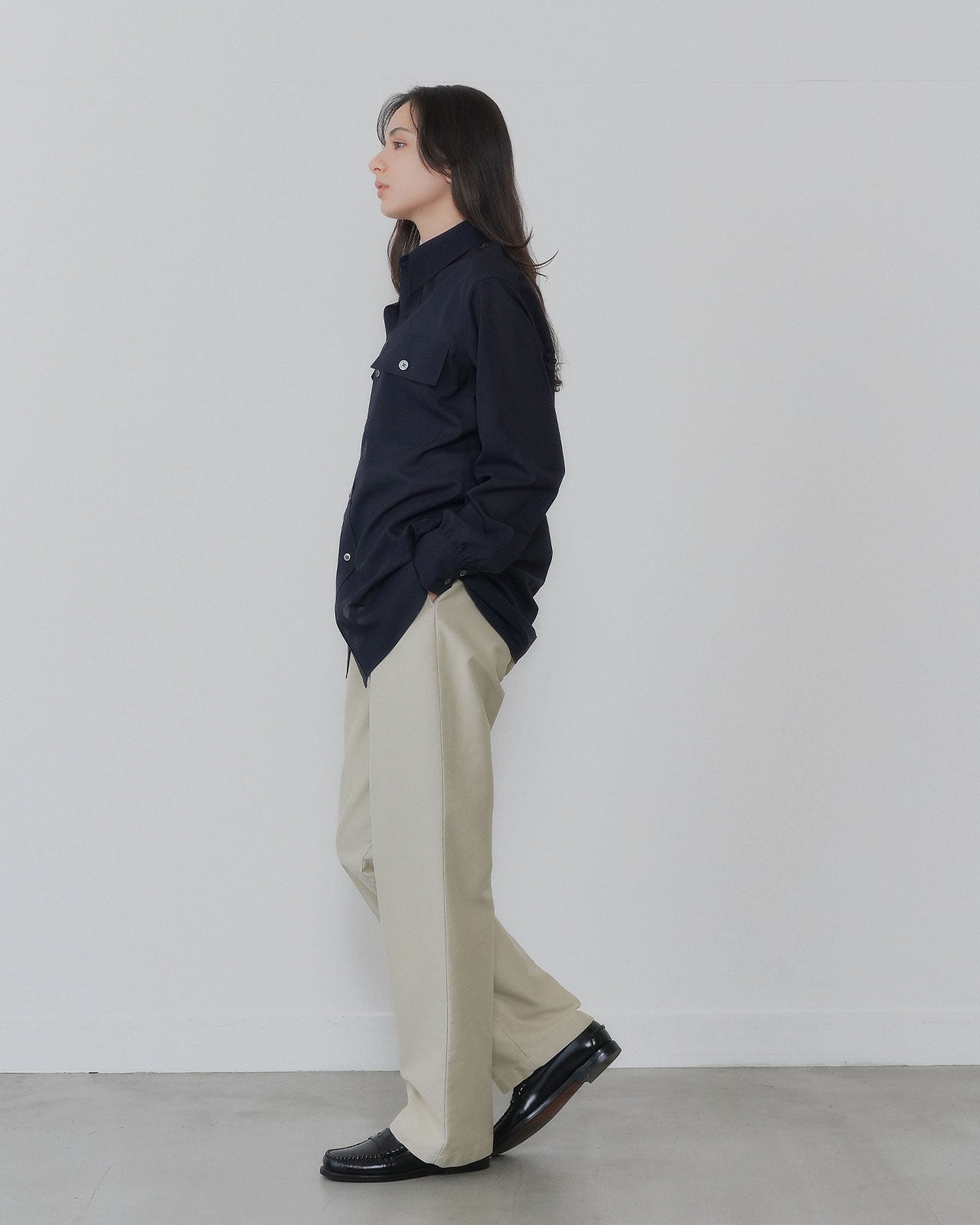 【8月上旬お届け】MILITARY SHEER SHIRT
