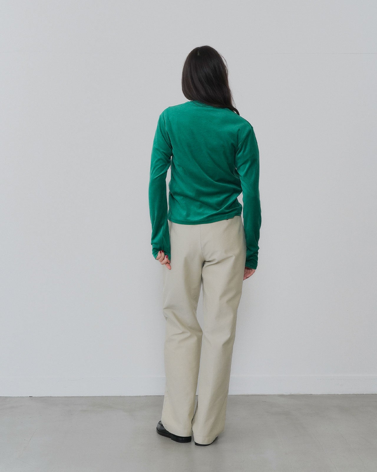 【8月下旬お届け】VELOUR CARDIGAN
