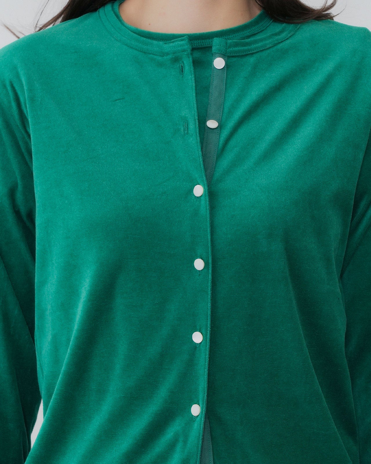 【8月下旬お届け】VELOUR CARDIGAN