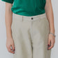 【9月中旬お届け】COTTON MOLESKIN STRAIGHT PANTS