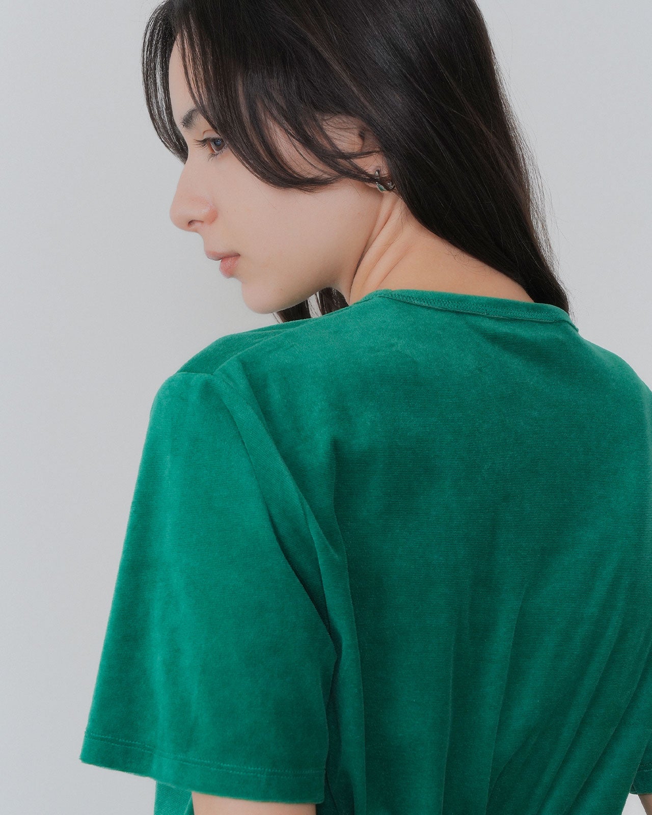 【8月下旬お届け】VELOUR HALF SLEEVE TEE