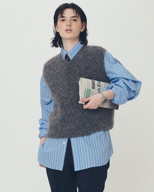 【9月上旬お届け】STRIPED UNCLE SHIRT