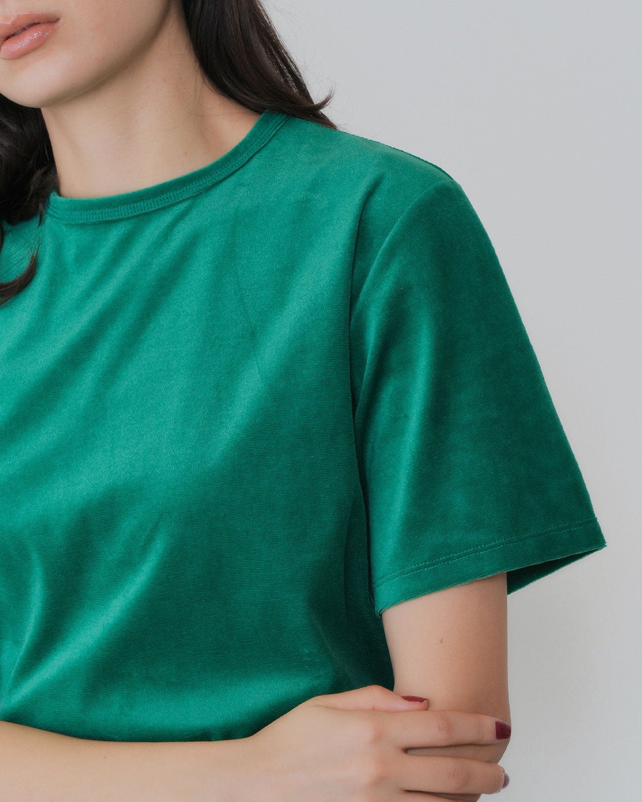 【8月下旬お届け】VELOUR HALF SLEEVE TEE