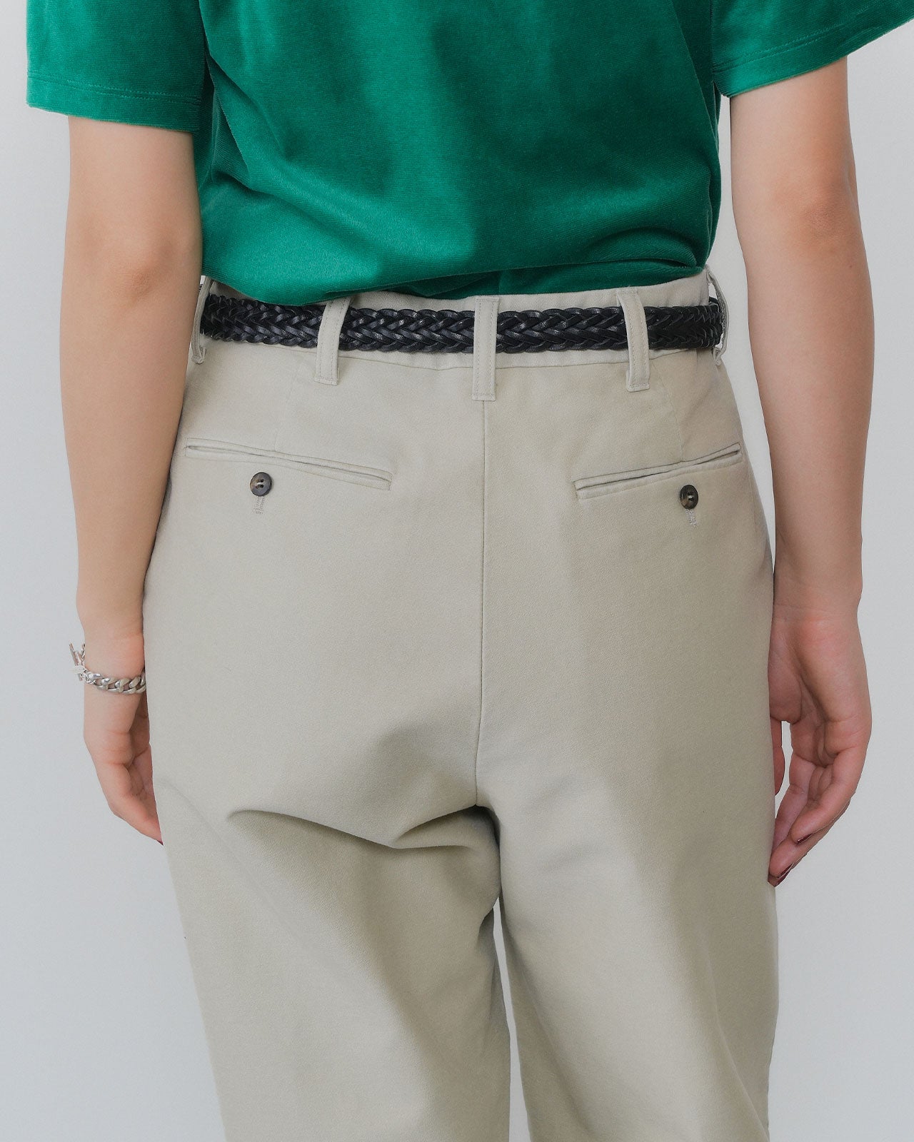 【9月中旬お届け】COTTON MOLESKIN STRAIGHT PANTS