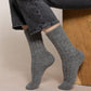 BLEUFORET RIBBED ALPACA WOOL SOCKS