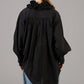 Crinkle Crinkle Crinkle cotton frill coller shirts