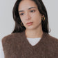 【9月上旬お届け】ALPACA SHAGGY KNIT VEST