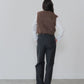 【9月中旬お届け】COTTON MOLESKIN STRAIGHT PANTS