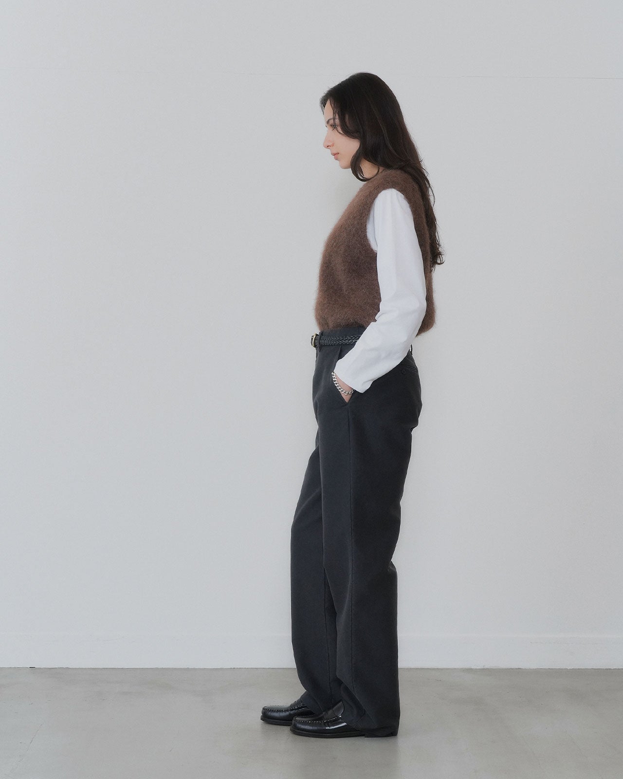 【9月中旬お届け】COTTON MOLESKIN STRAIGHT PANTS