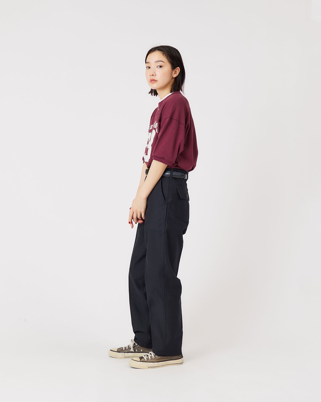 パンツ【美品】  Shinzone / シンゾーン | BAKER PANTS ベイカーパンツ | 34 | カーキ | レディース