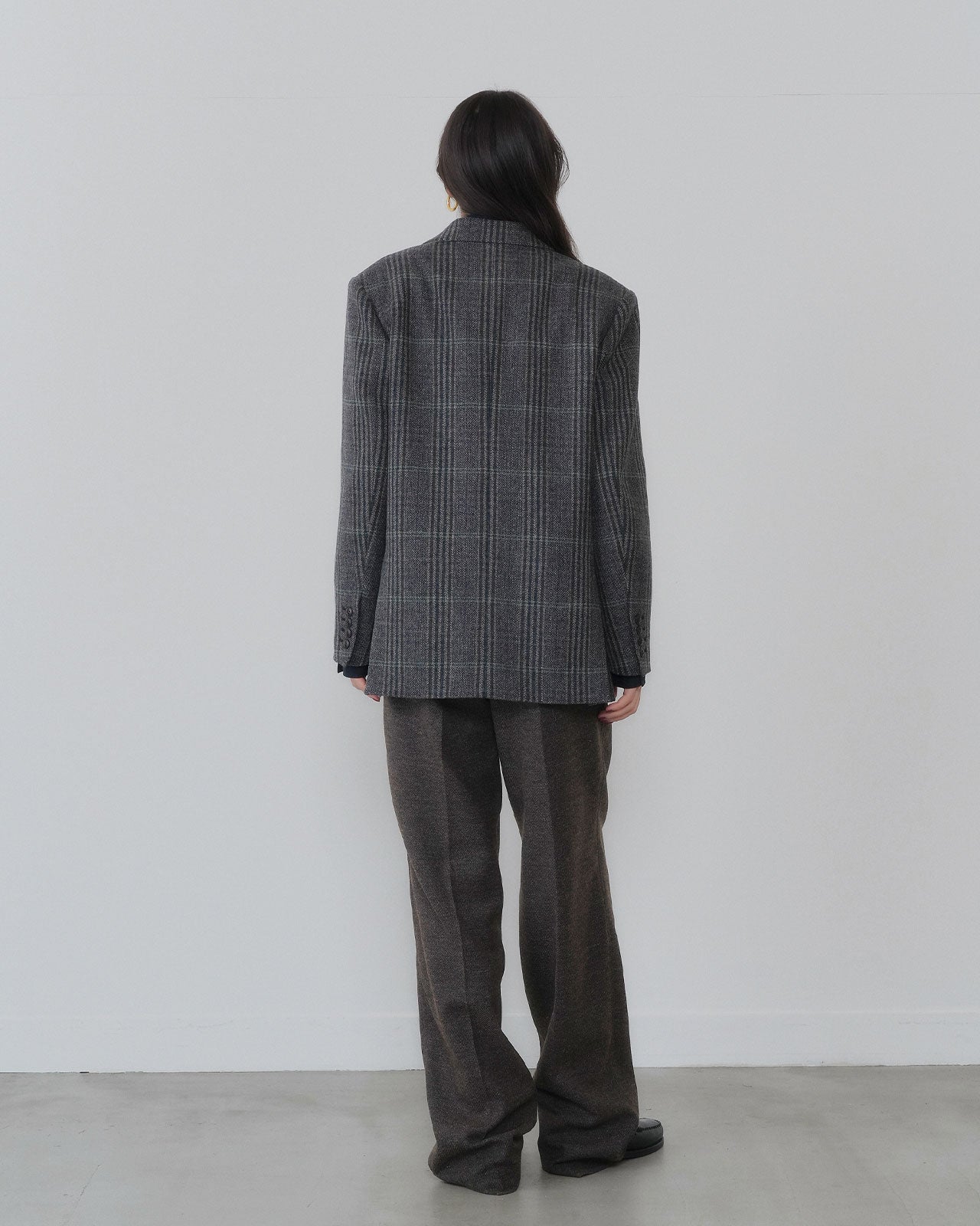 【9月中旬お届け】BRITISH WOOL CHECKED JACKET