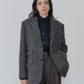 【9月中旬お届け】BRITISH WOOL CHECKED JACKET