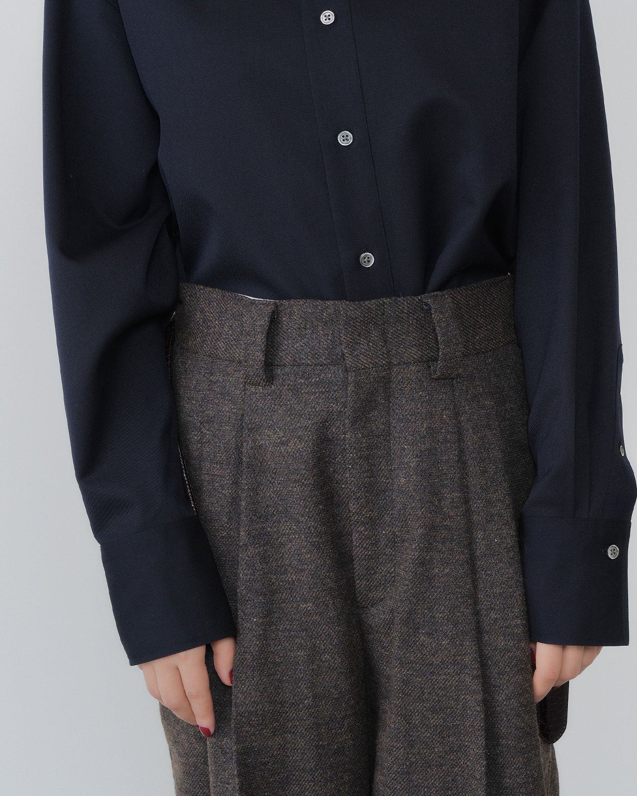 【11月上旬入荷予定】MIXED WOOL TOMBOY PANTS