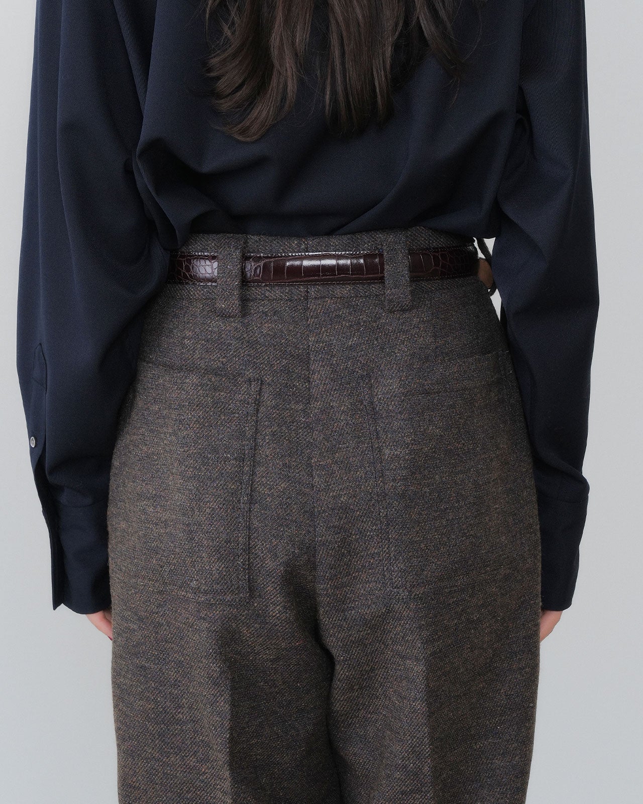 【11月上旬入荷予定】MIXED WOOL TOMBOY PANTS