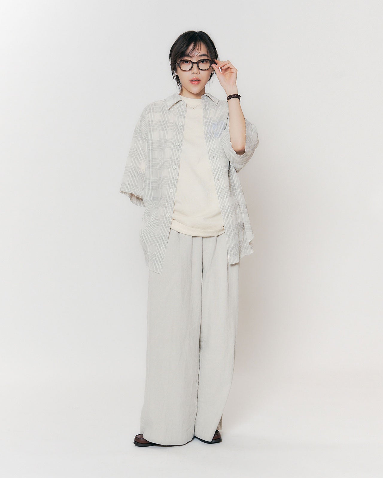 COTTON LINEN TACK WIDE PANTS – Shinzone