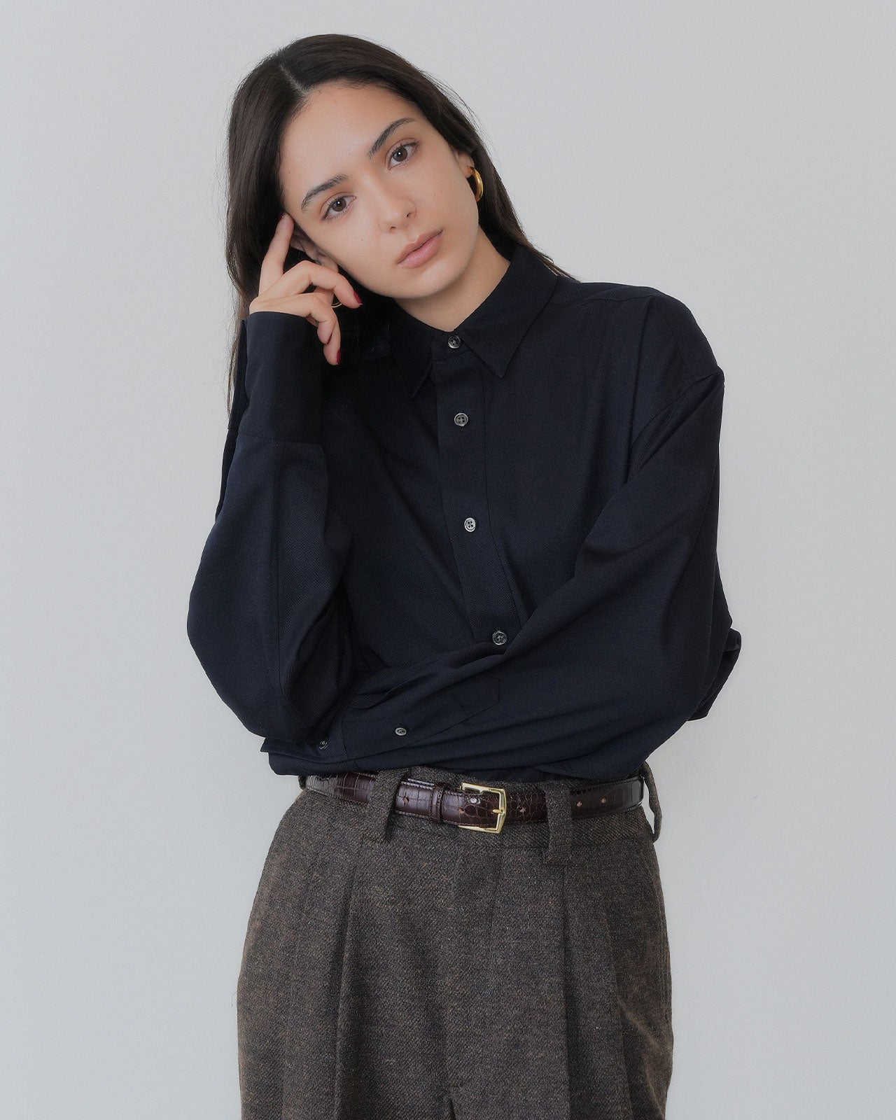 【11月上旬入荷予定】MIXED WOOL TOMBOY PANTS