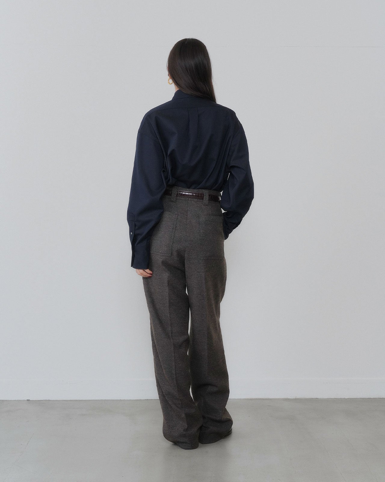 【11月上旬入荷予定】MIXED WOOL TOMBOY PANTS