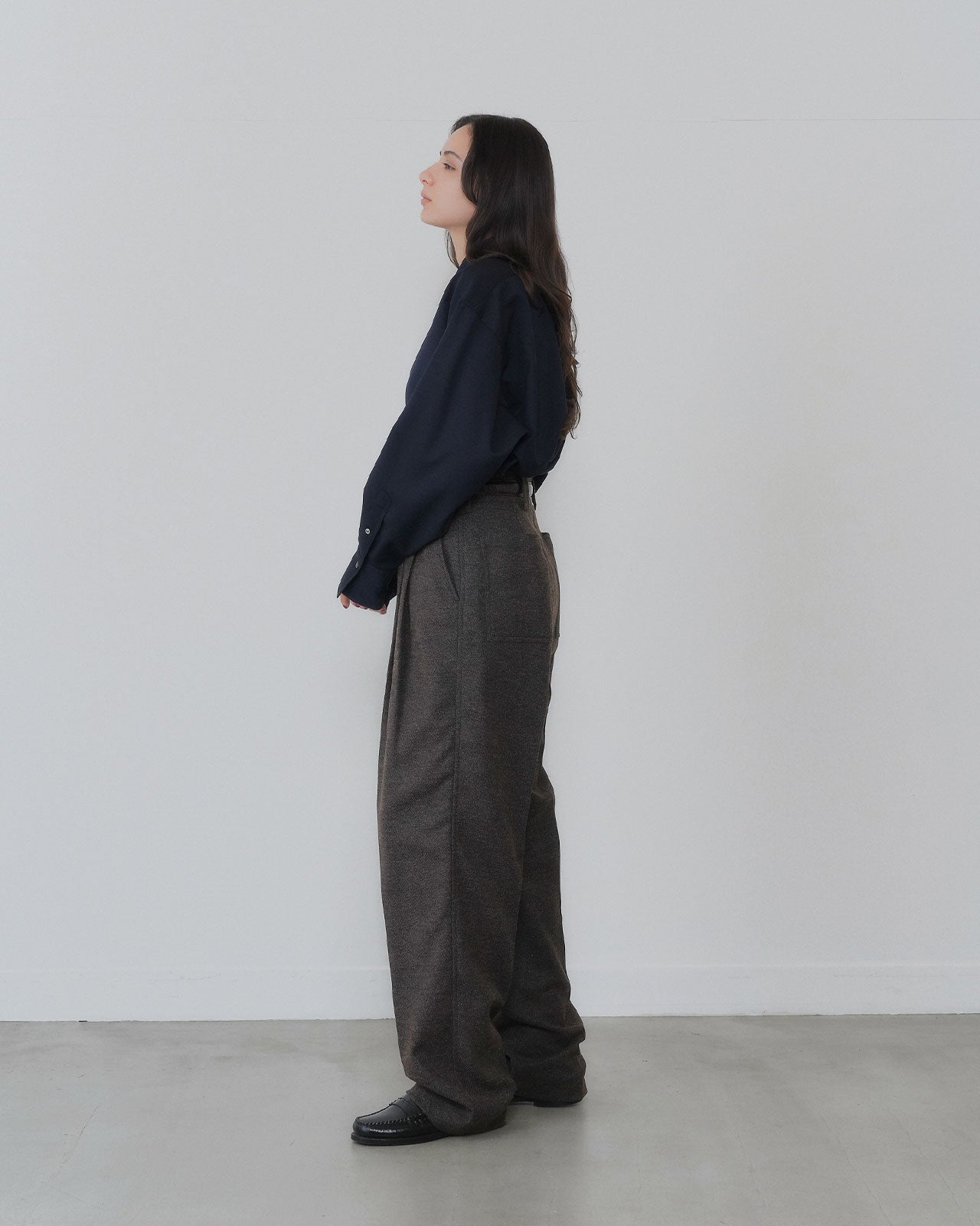 【11月上旬入荷予定】MIXED WOOL TOMBOY PANTS