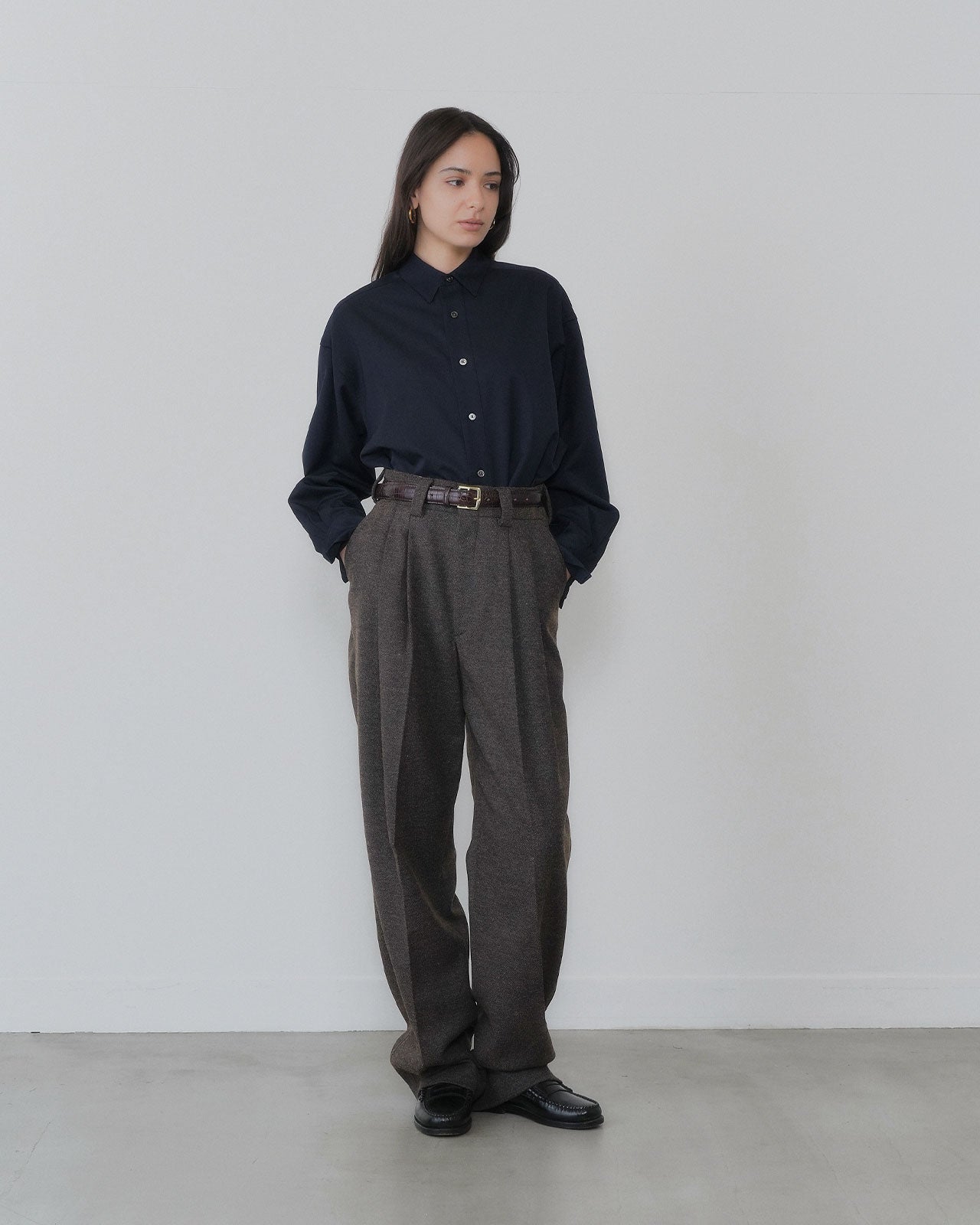 【11月上旬入荷予定】MIXED WOOL TOMBOY PANTS