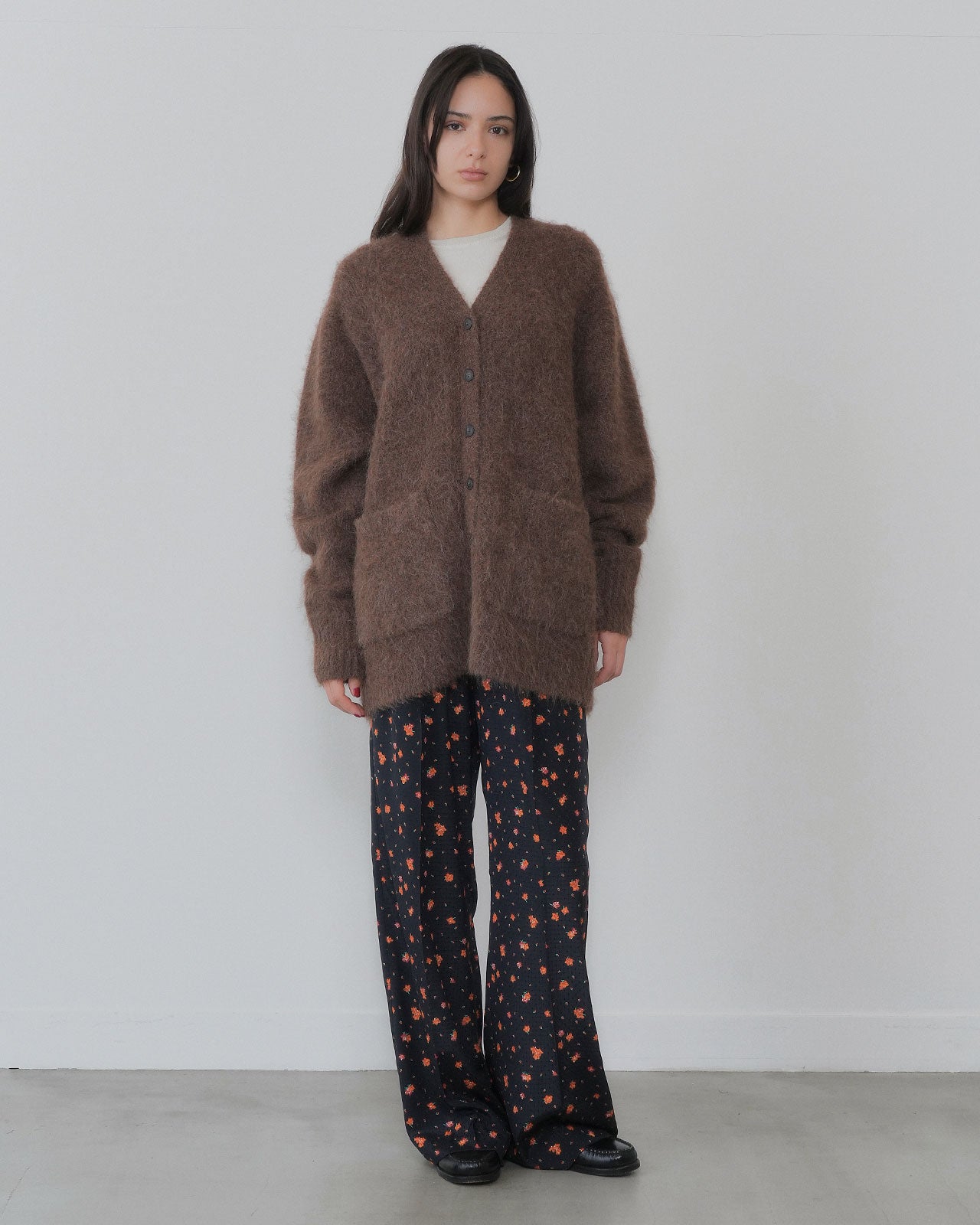 【10月上旬入荷予定】ALPACA SHAGGY KNIT CARDIGAN