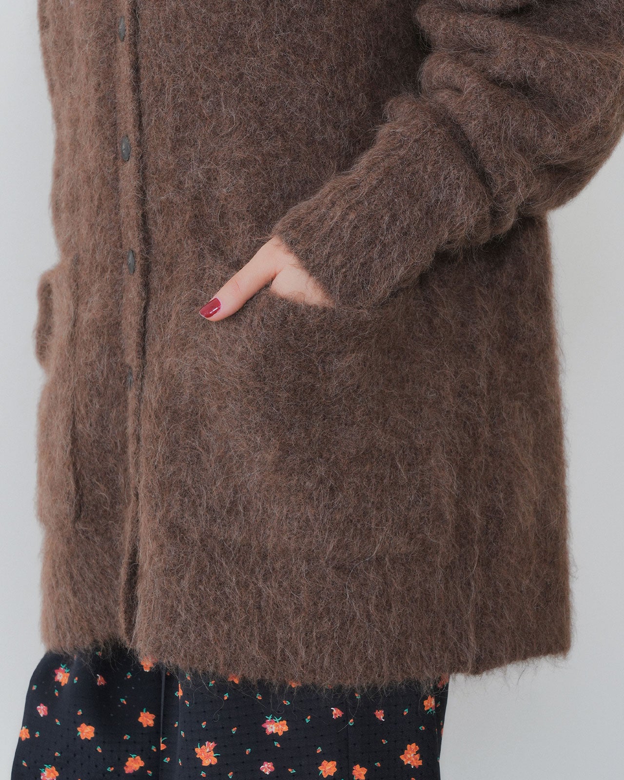 【10月上旬入荷予定】ALPACA SHAGGY KNIT CARDIGAN