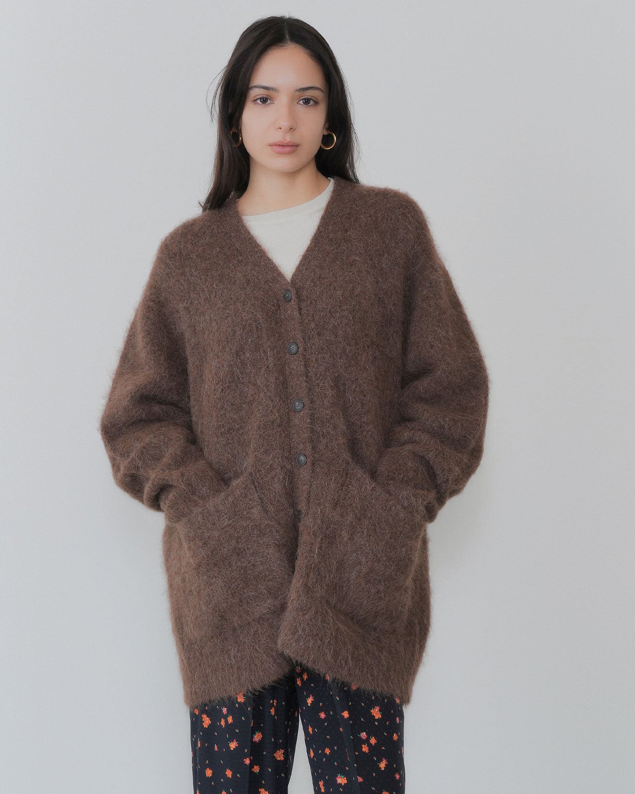 【10月上旬入荷予定】ALPACA SHAGGY KNIT CARDIGAN