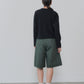 【6月下旬お届け】COTTON LINEN BERMUDA PANTS