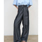 【40%OFF】LITKOVSKA WIDE COTTON PANTS WITH ADJUSTIBLE WAIST