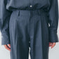【10月上旬入荷予定】WASHABLE WOOL CHRYSLER PANTS（STRIPE)