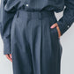 【10月上旬入荷予定】WASHABLE WOOL CHRYSLER PANTS（STRIPE)