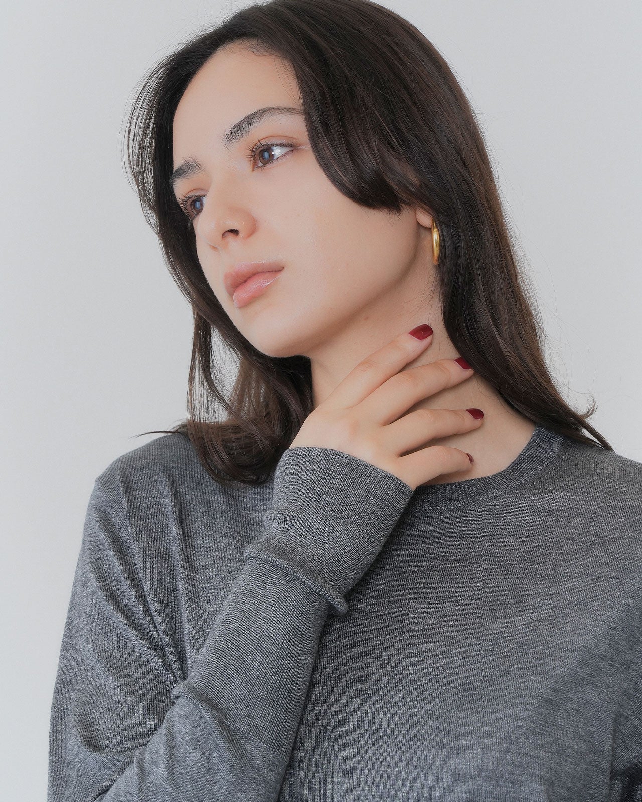 【11月上旬入荷予定】COTTON SILK KNIT PULLOVER
