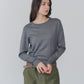 【11月上旬入荷予定】COTTON SILK KNIT PULLOVER