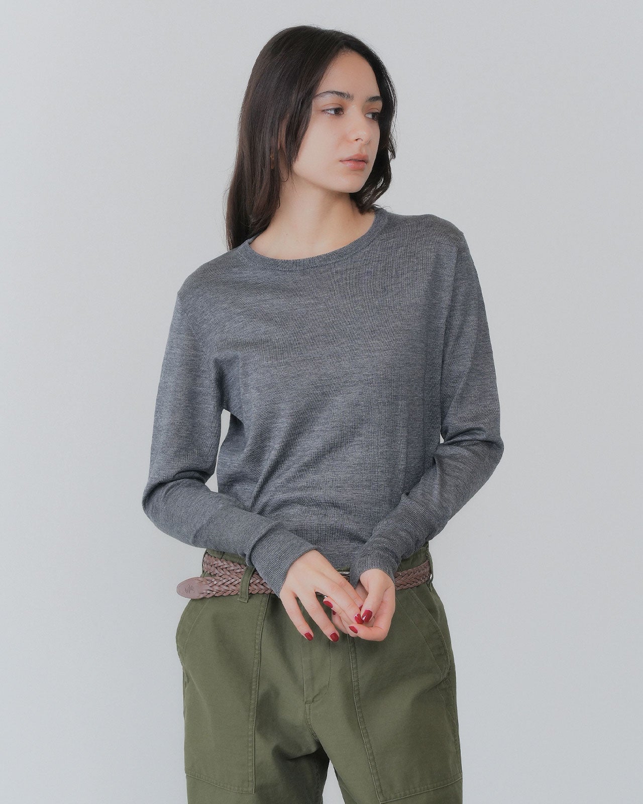 【11月上旬入荷予定】COTTON SILK KNIT PULLOVER