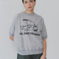 PEANUTS HALF SLEEVE SWEATSHIRT