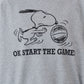 【6月下旬お届け】PEANUTS HALF SLEEVE SWEATSHIRT