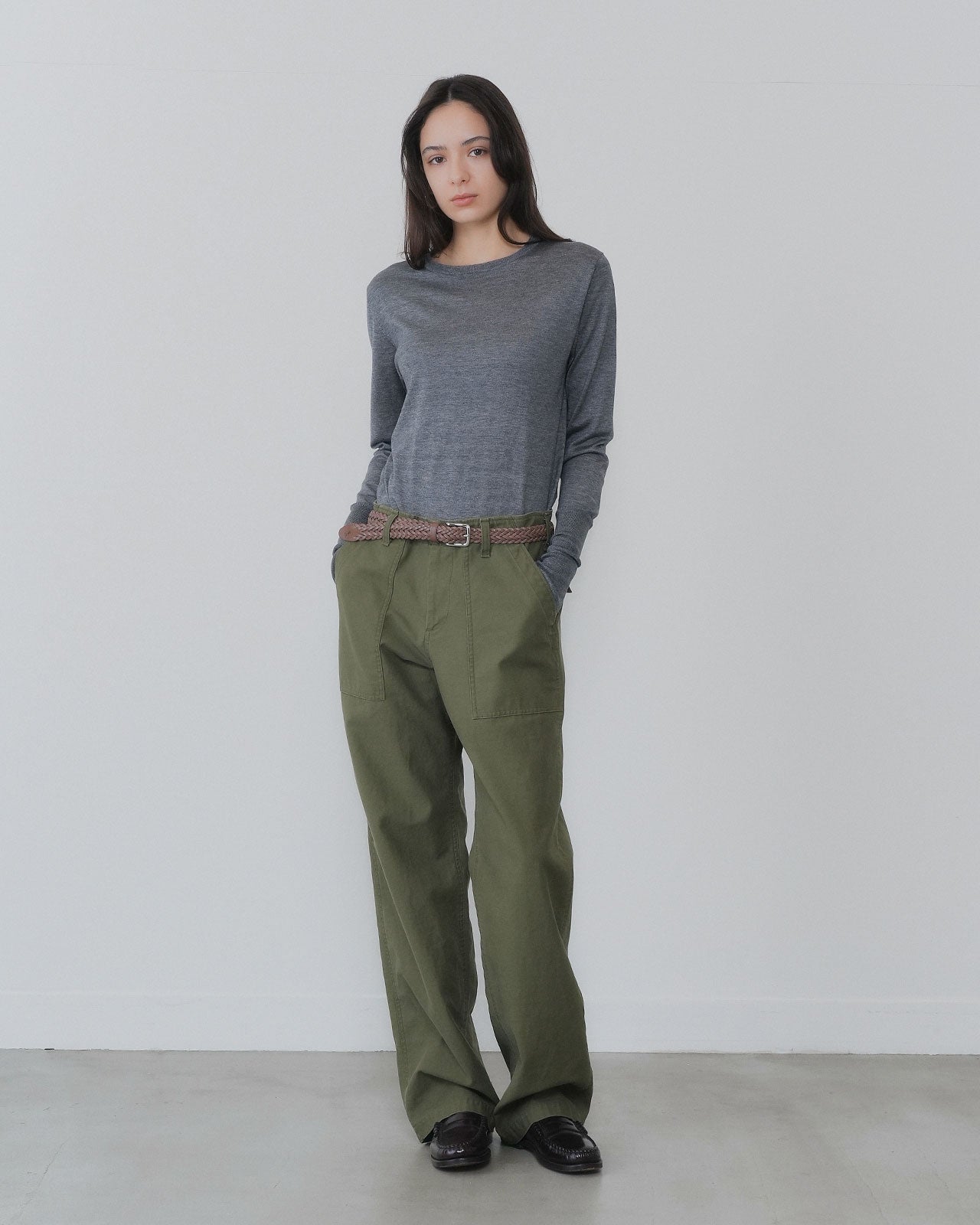 【11月上旬入荷予定】COTTON SILK KNIT PULLOVER