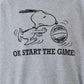 PEANUTS HALF SLEEVE SWEATSHIRT