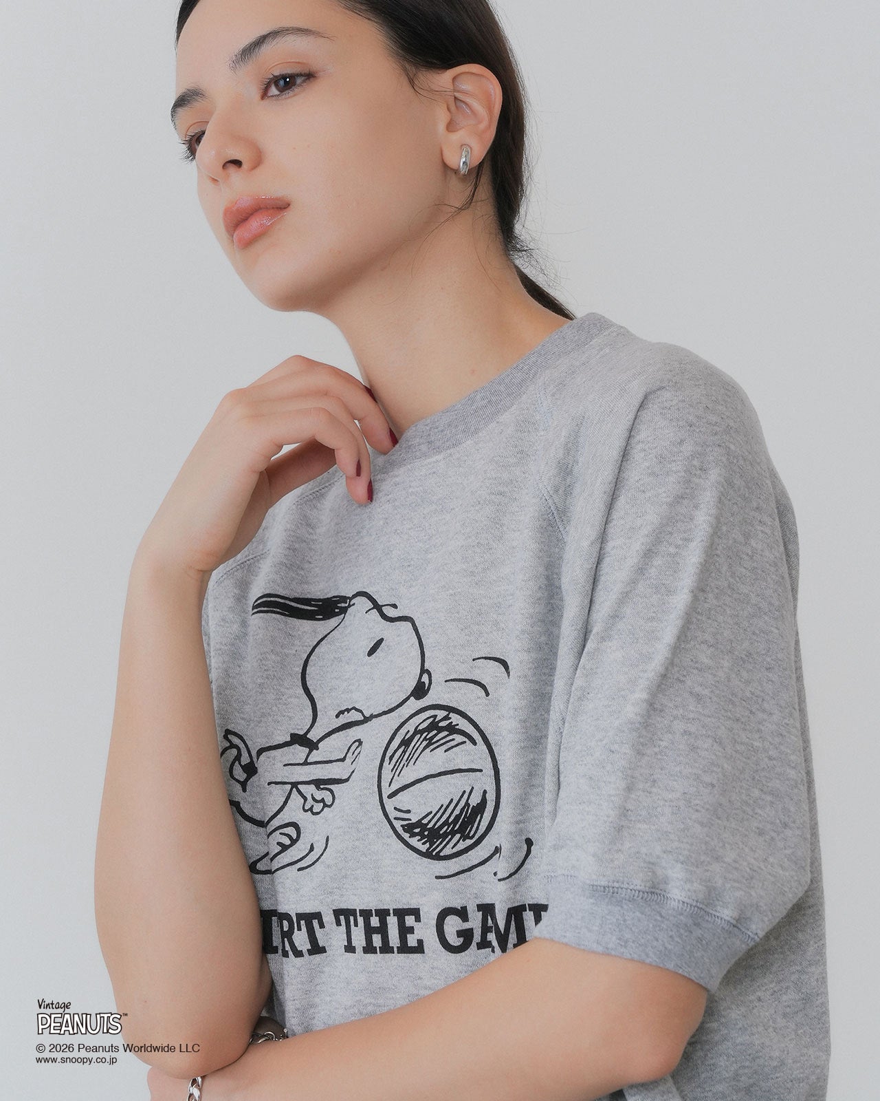 PEANUTS HALF SLEEVE SWEATSHIRT – Shinzone