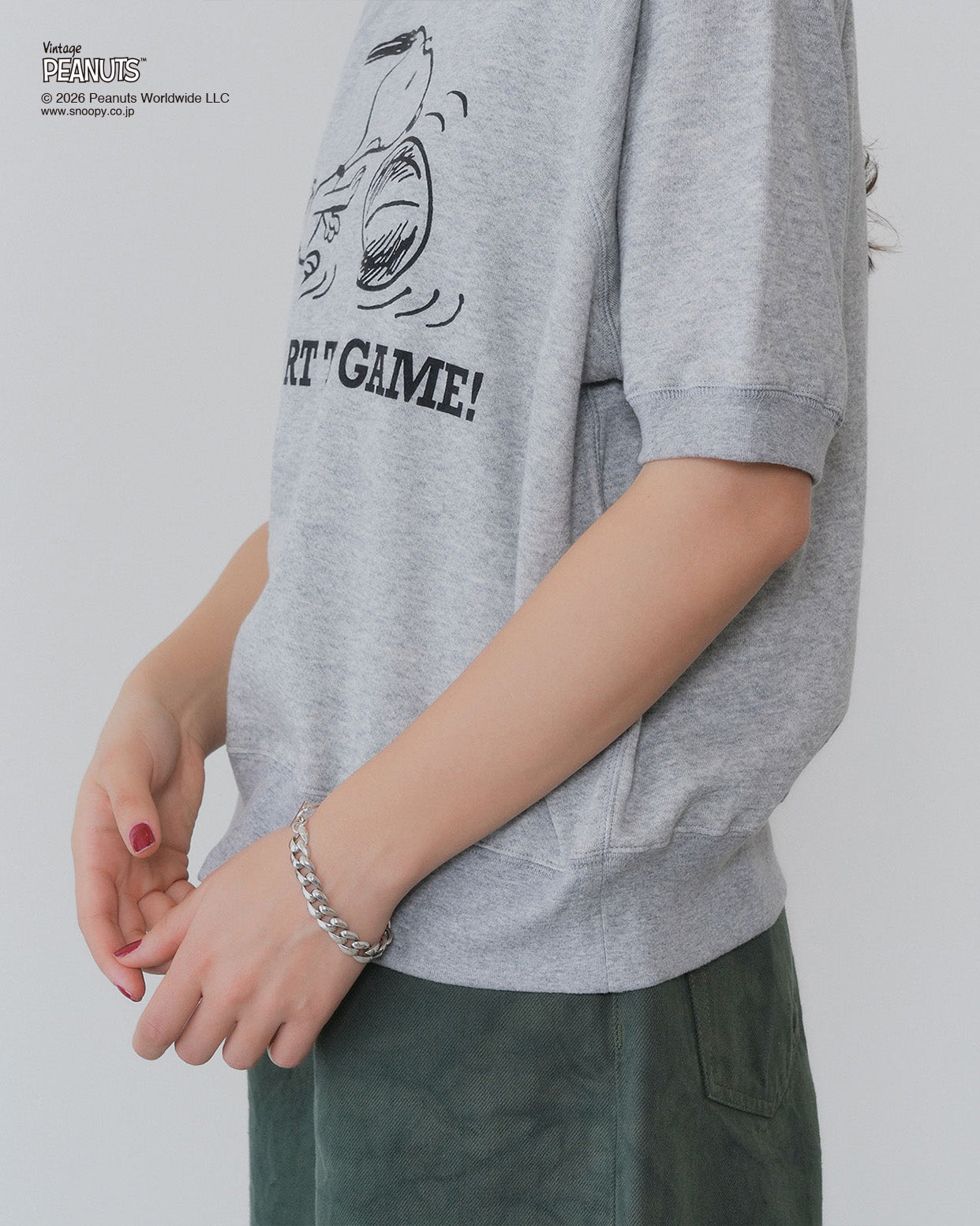 PEANUTS HALF SLEEVE SWEATSHIRT – Shinzone