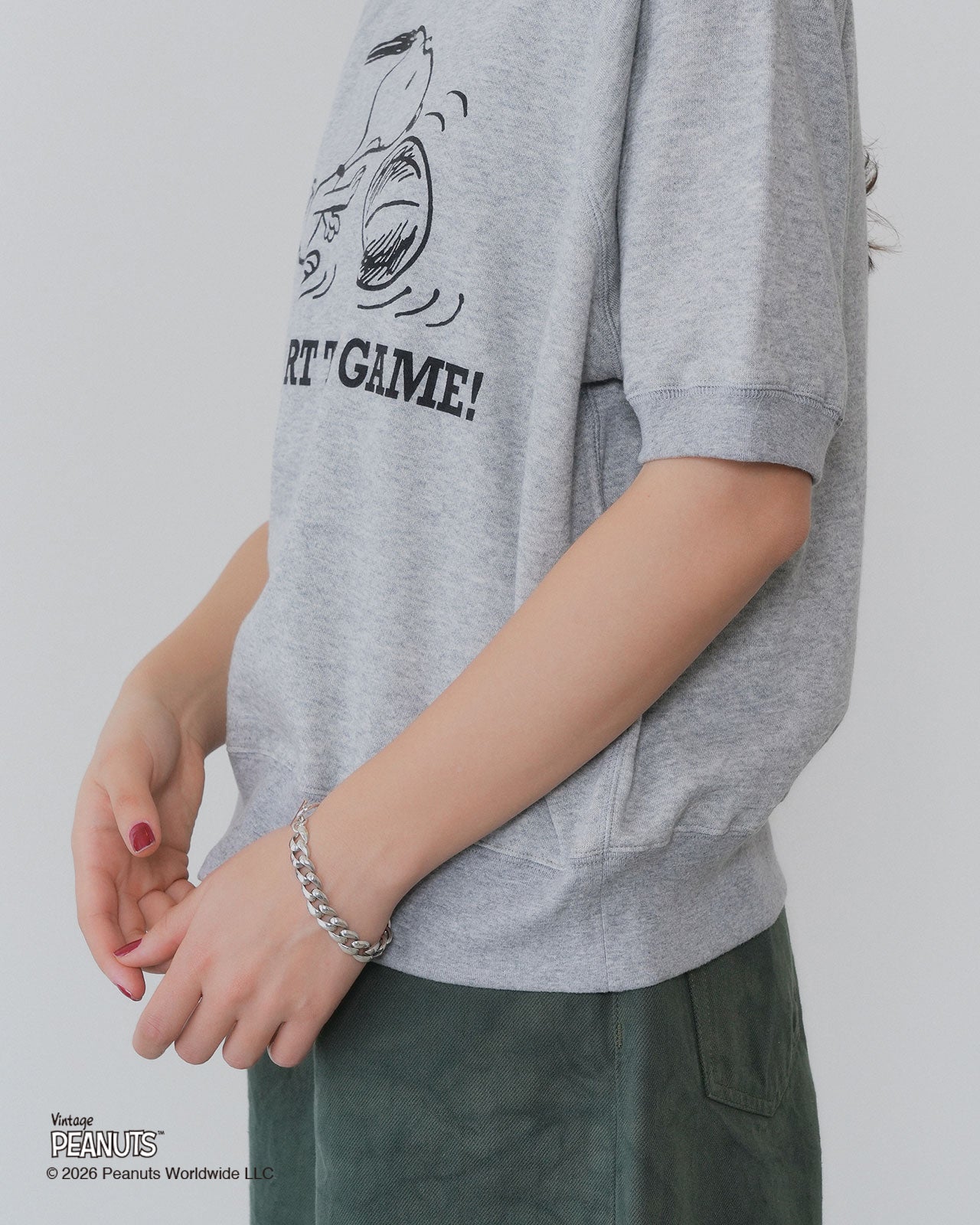 6月下旬お届け】PEANUTS HALF SLEEVE SWEATSHIRT – Shinzone
