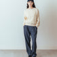 COTTON CASHMERE CABLE KNIT