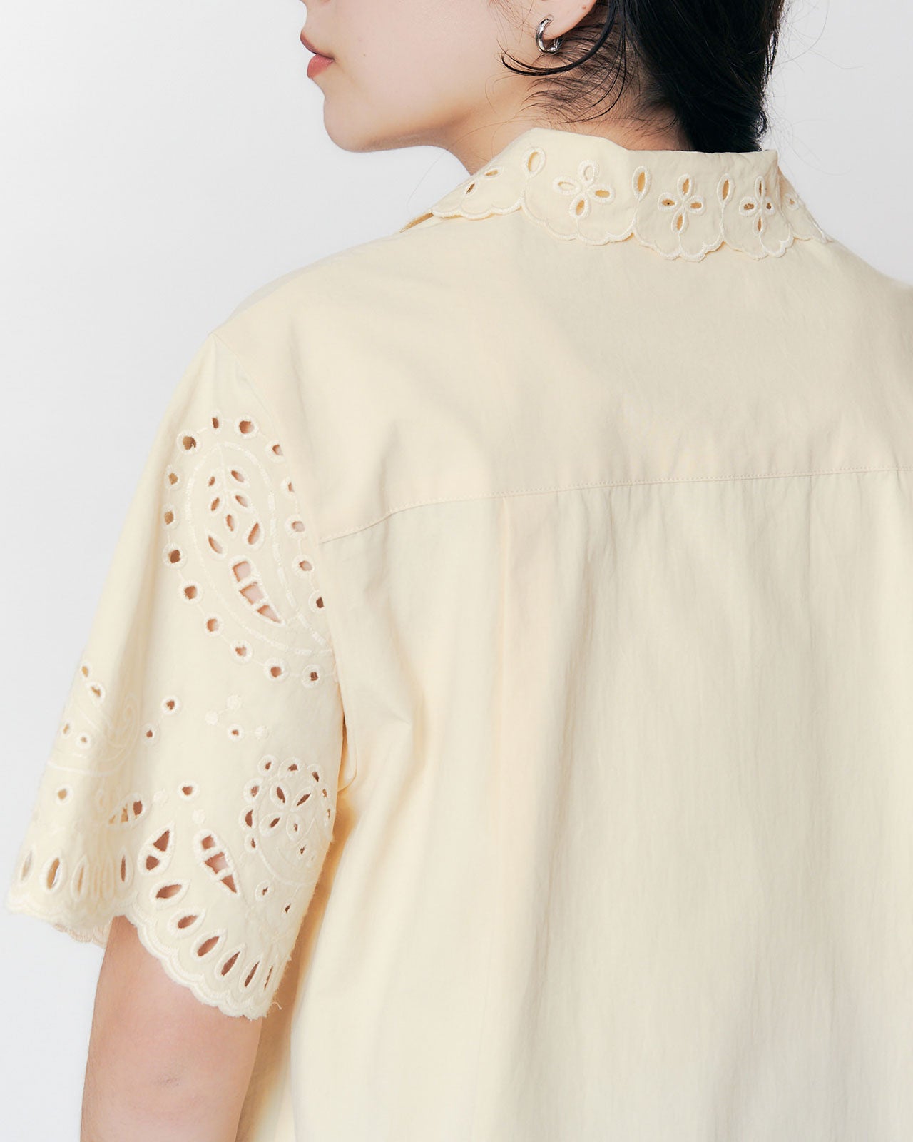 PAISLEY OPEN COLLAR SHIRT